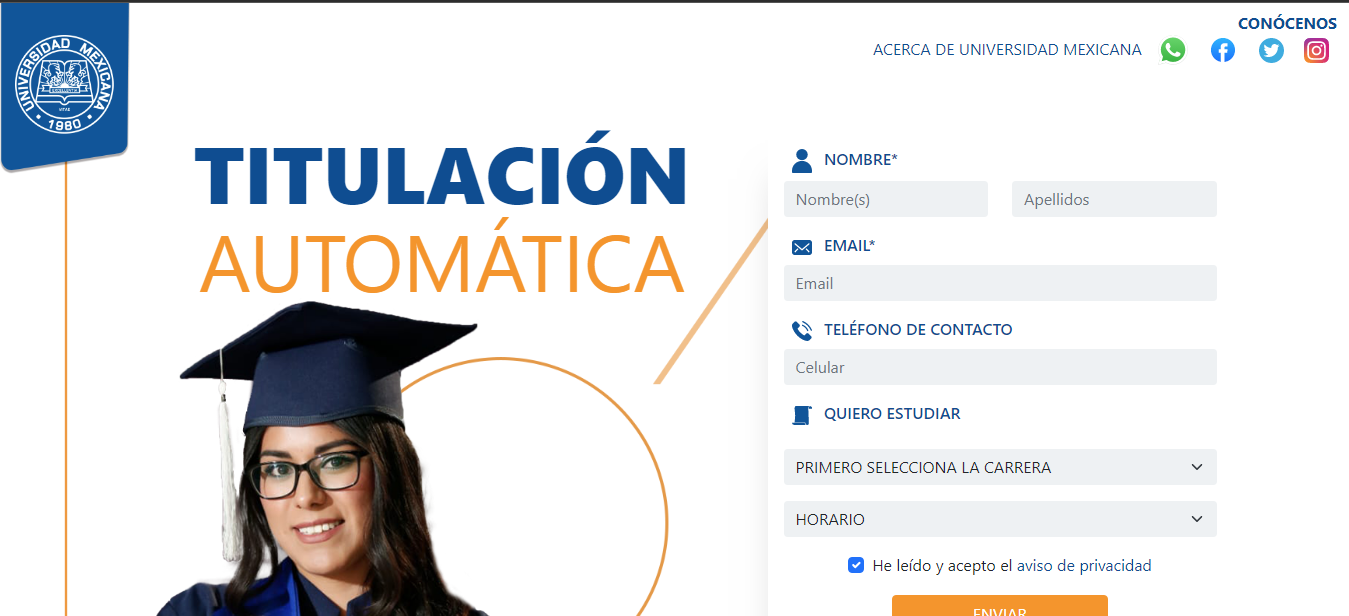Licenciaturas UNIMEX